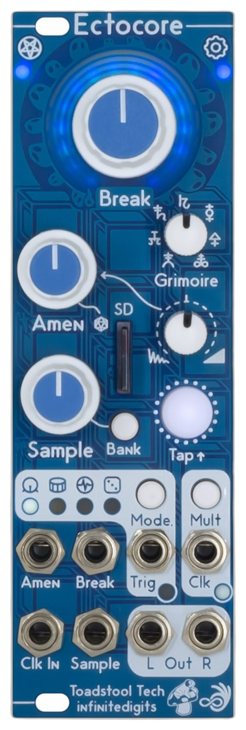 Blue Ectocore Eurorack module