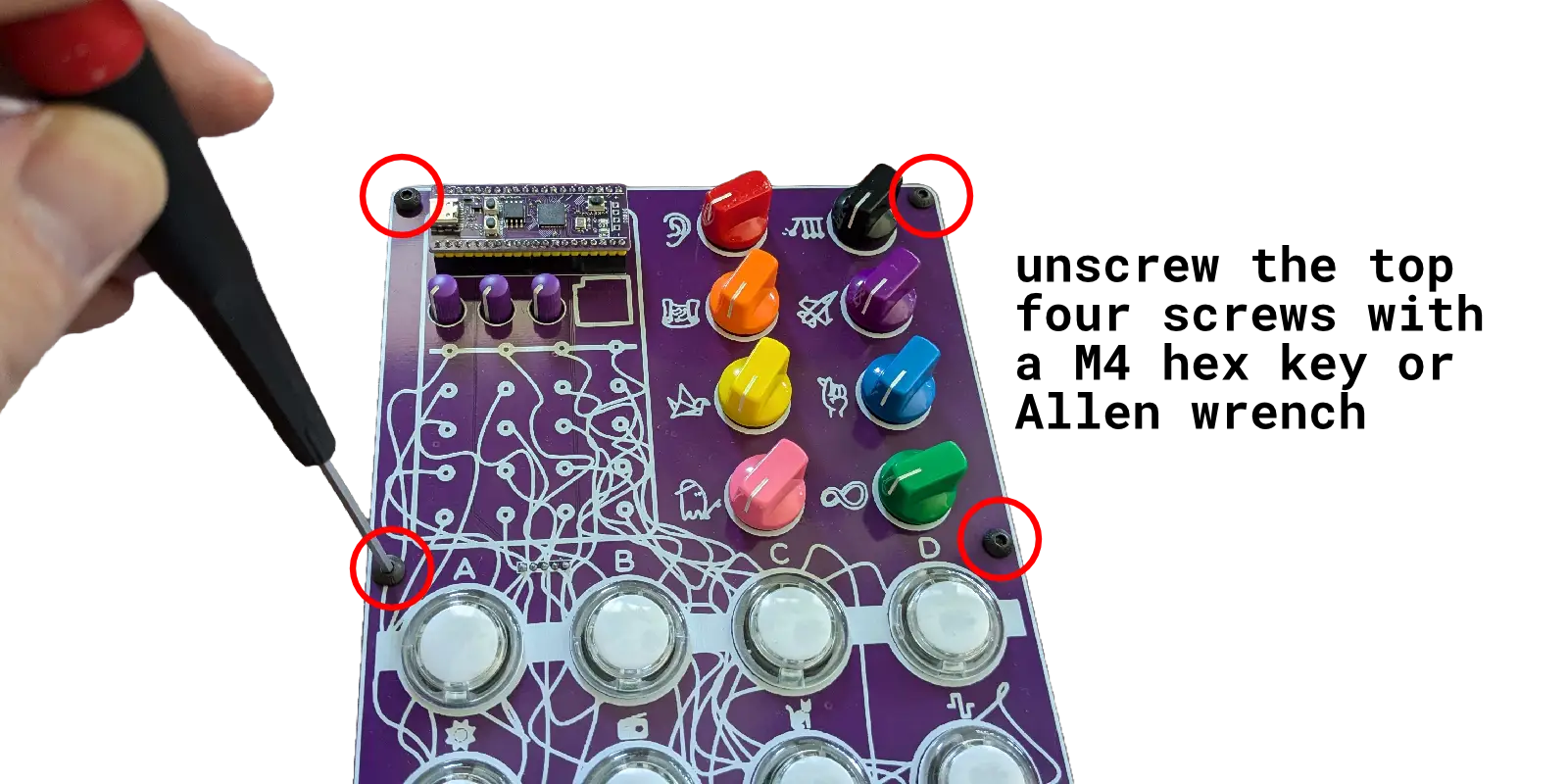 Opening the Zeptocade enclosure