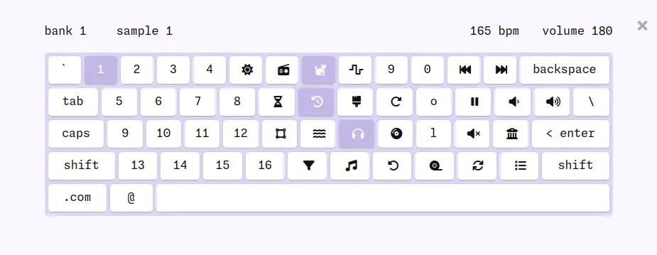 Zeptocore browser MIDI and computer keyboard interface